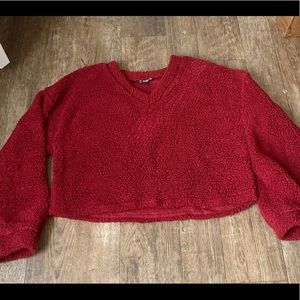 Long sleeve crop top